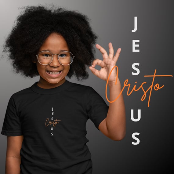 [Infantil] Camiseta Jesus Cristo (10 a 14 anos)