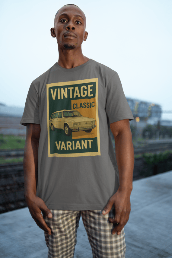 Camiseta Variant Clássica | Estilo Retrô Volkswagen | Camisa Carro Antigo Vintage