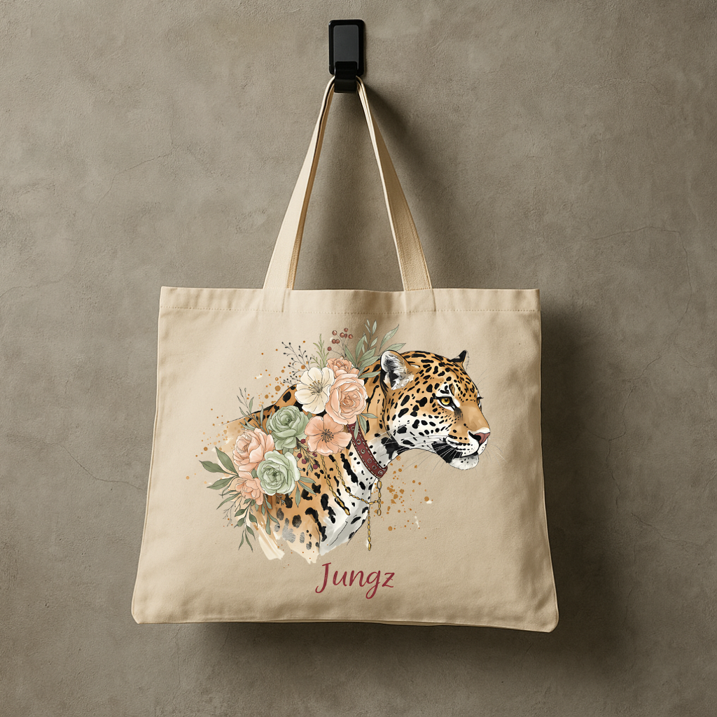 Nome do produto: ECOBAG ONÇA VINTAGE