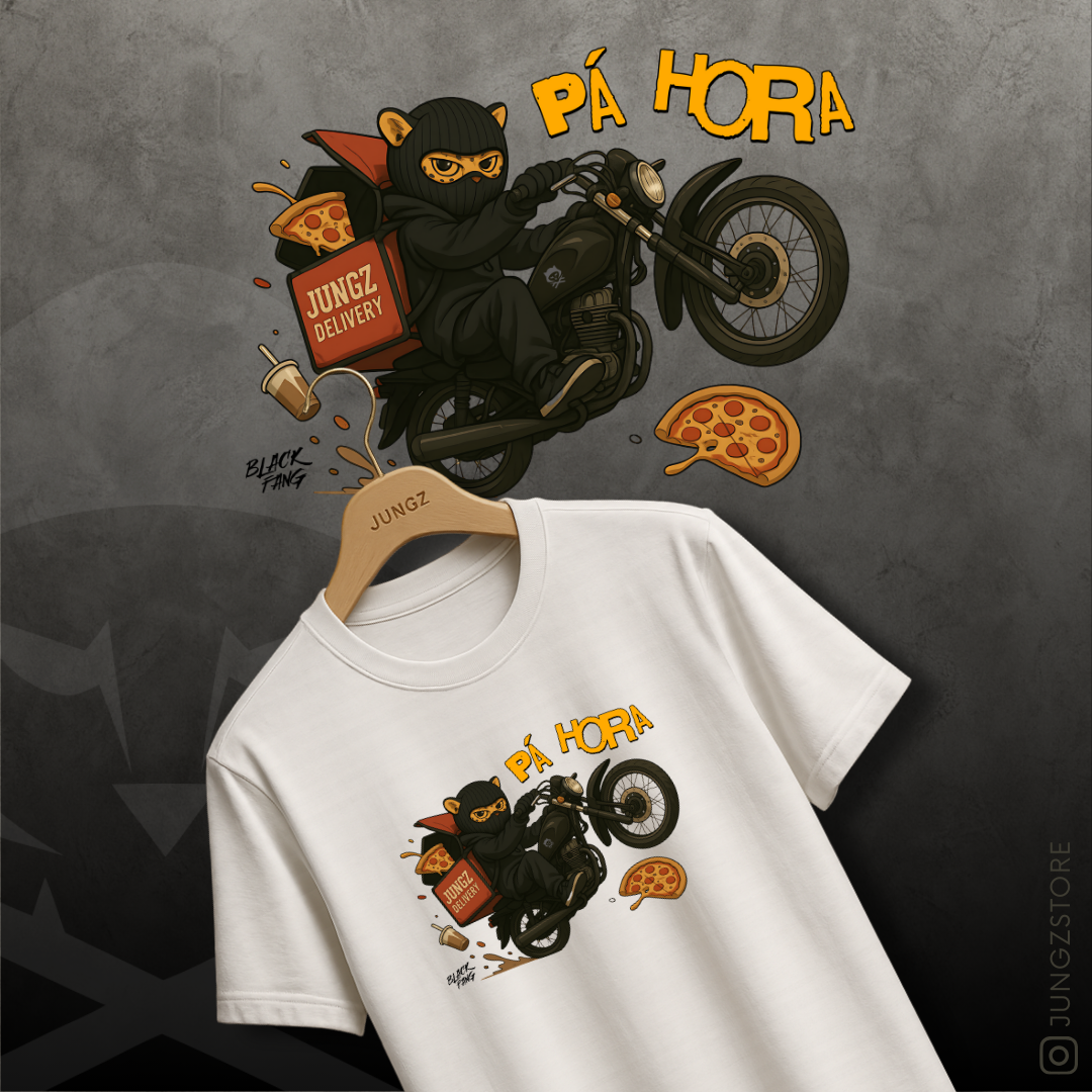 Nome do produto: CAMISETA PRIME BLACK FANG ENTREGA EXPRESSA