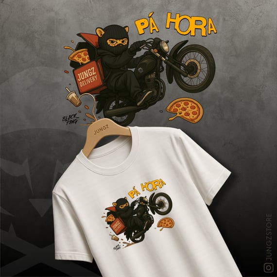 CAMISETA PRIME BLACK FANG ENTREGA EXPRESSA