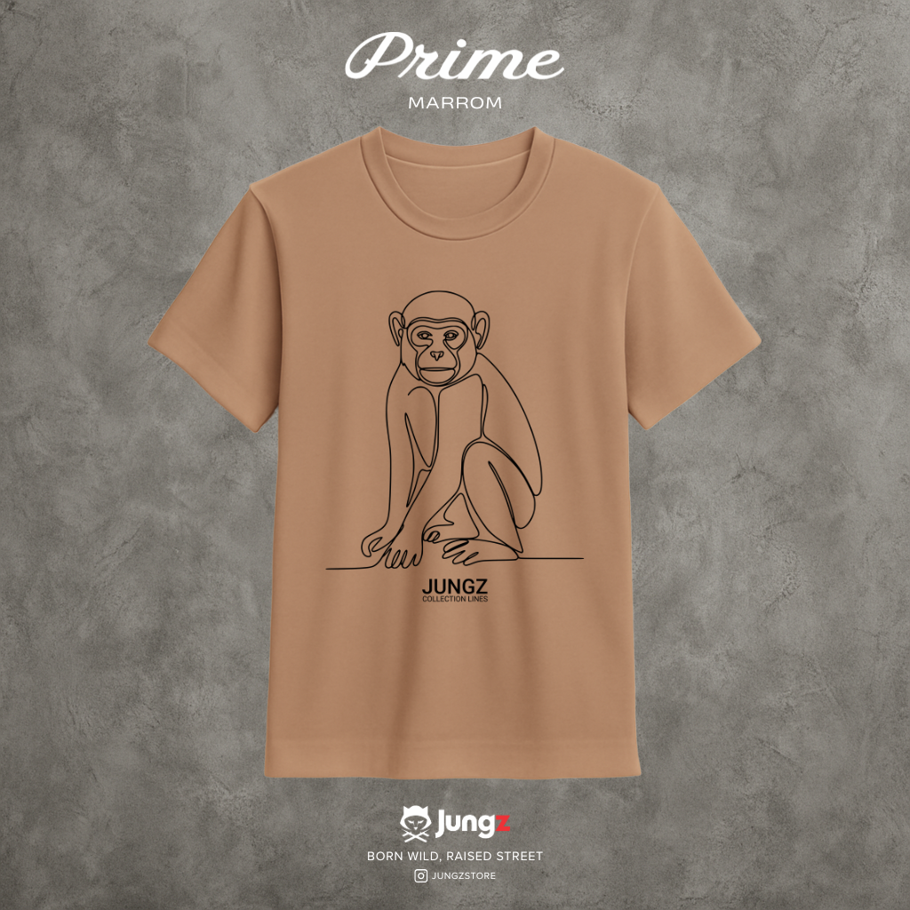 Nome do produto: CAMISETA PRIME MONKEY LINES