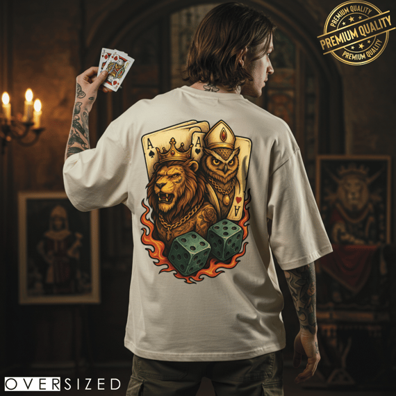 CAMISETA OVERSIZED KINGS OF THE GAME