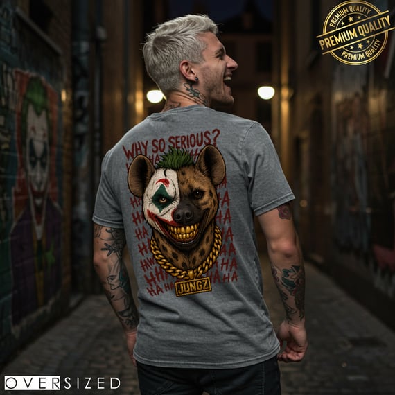 CAMISETA ESTONADA JOKER HYENA