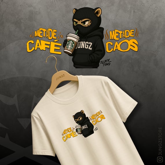 CAMISETA PRIME BLACK FANG CAFÉ