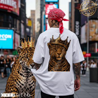 Nome do produtoCAMISETA OVERSIZED KING LEOPARD
