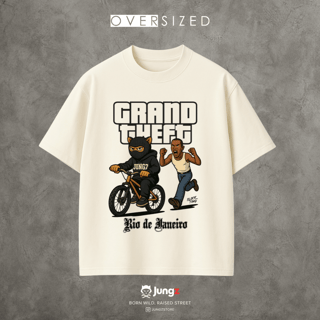 Nome do produtoCAMISETA OVERSIZED GRAND THEFT RJ
