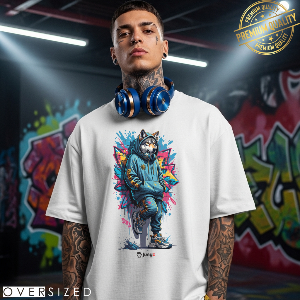Nome do produto: CAMISETA OVERSIZED WOLF STREET