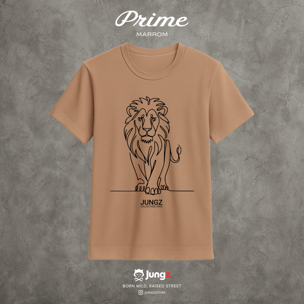 Nome do produto: CAMISETA PRIME LION LINES