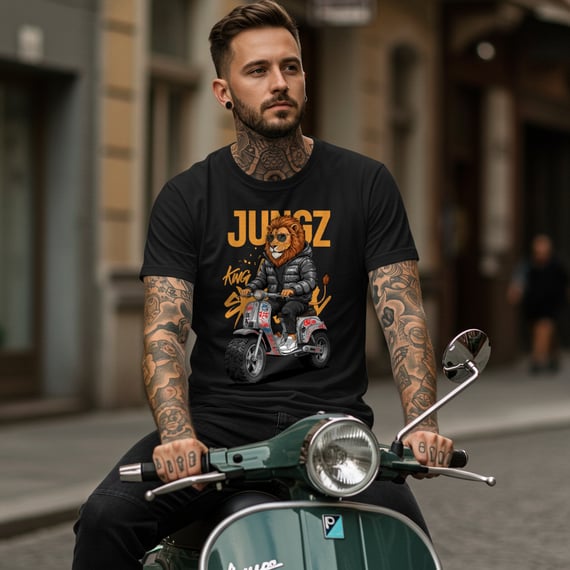 CAMISETA QUALITY LION RIDE