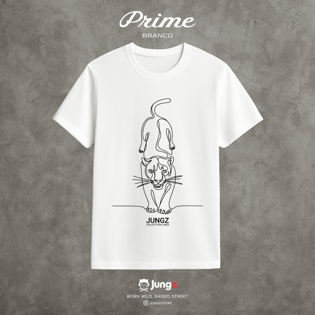 Nome do produto: CAMISETA PRIME JAGUAR LINES