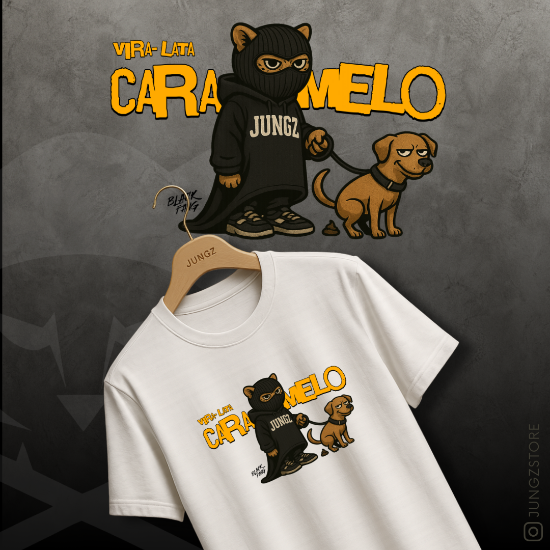 Nome do produto: CAMISETA PRIME BLACK FANG CARAMELO