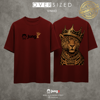 Nome do produtoCAMISETA OVERSIZED KING LEOPARD