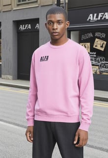 MOLETOM GOLA REDONDA MASCULINO - ALFA