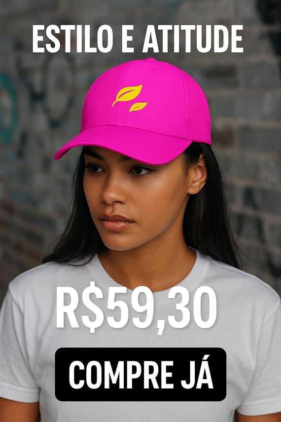 Boné Luxo Com Tela