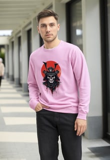 Moletom Fechado Samurai skull