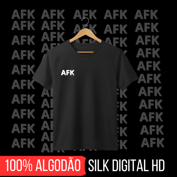 Camisa AFK, mas no controle