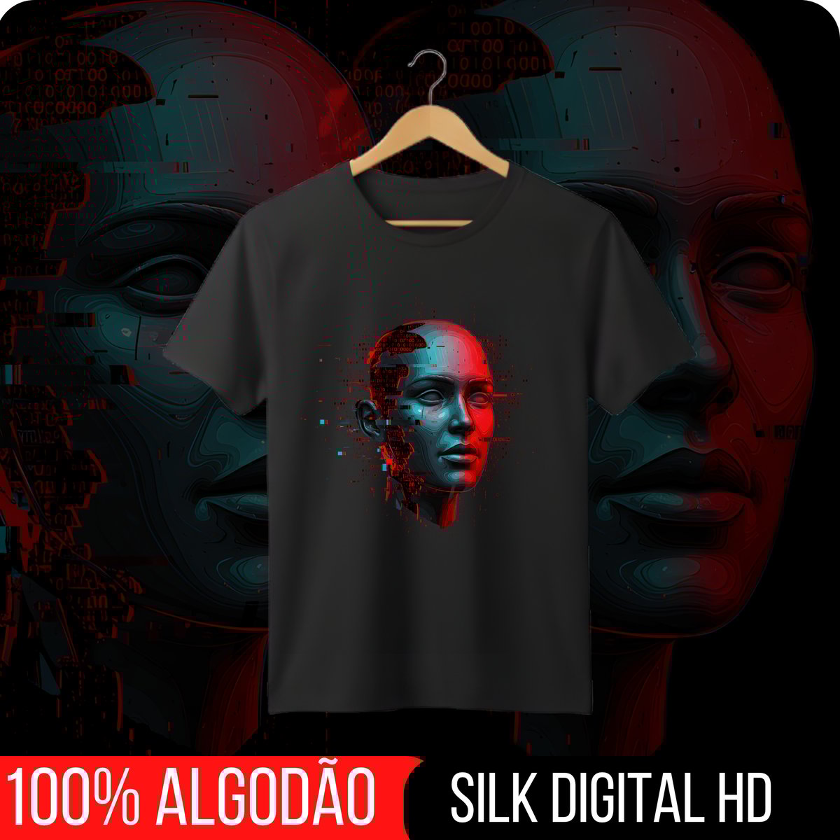 Nome do produto: Camiseta Geek CODE