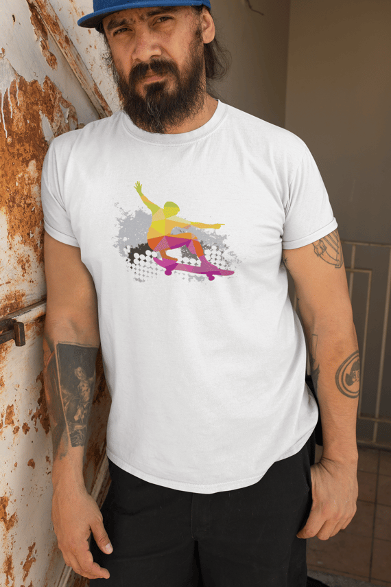Caiseta Unisex Skate Art