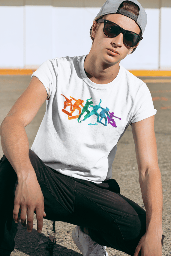 Camiseta Unisex Skate Art Air 