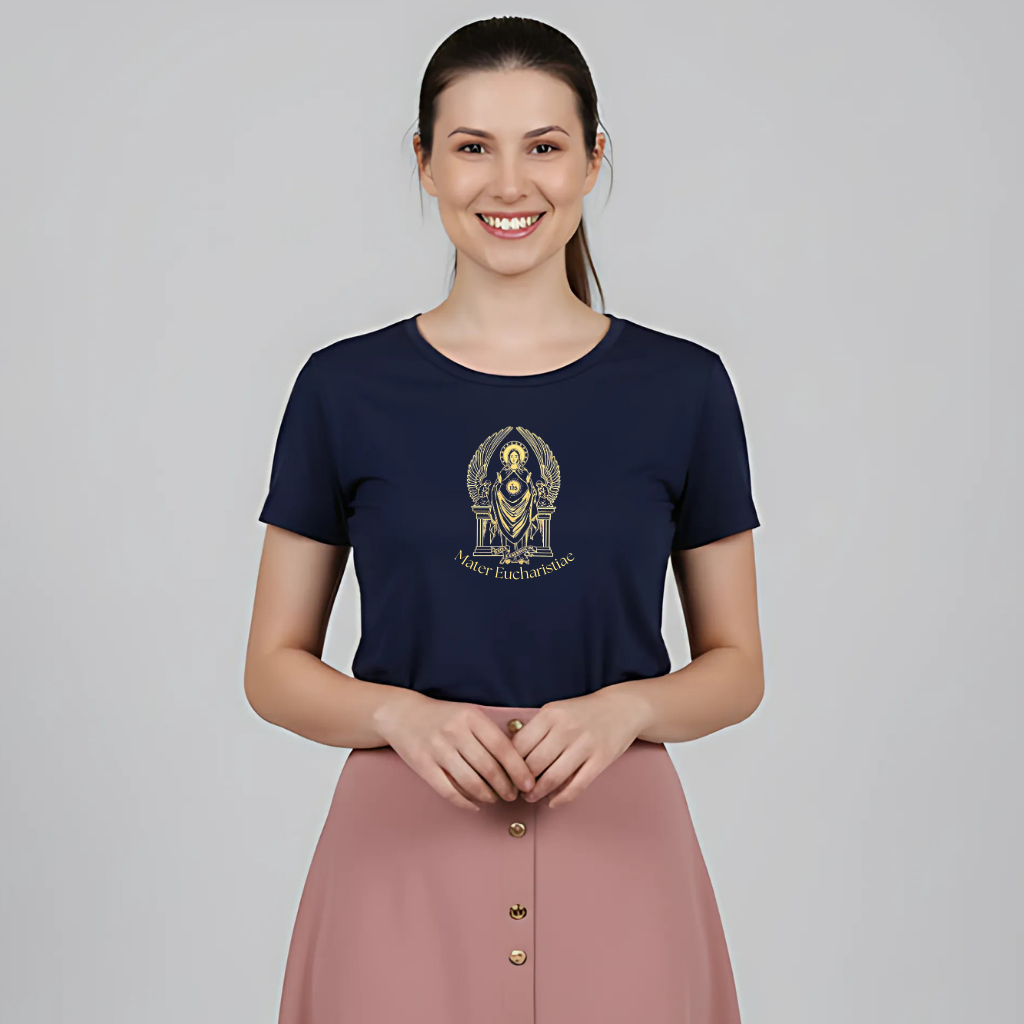 Nome do produto: Mater Eucharistiae - T-shirt Quality