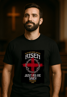 Nome do produto Camiseta He Has Risem - Prime