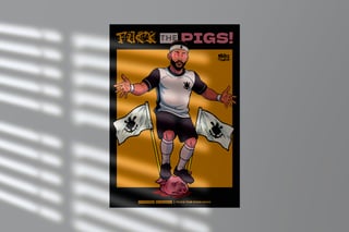 Nome do produto Poster Fuck the pigs! - Linha Arena