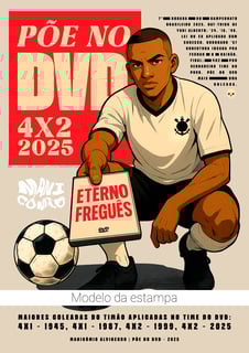 Nome do produto Bolsa Ecológica Põe no DVD - Linha Arena (Estampa Frontal)