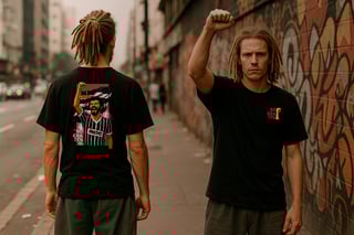 Nome do produto Camiseta Oversized Sócrates - Linha Arena