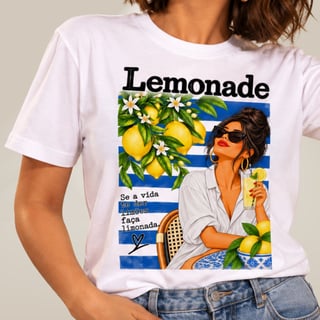 Nome do produto Camiseta Vida Tropical - Lemonade
