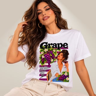 Nome do produto Estampa Vida Tropical - Grape