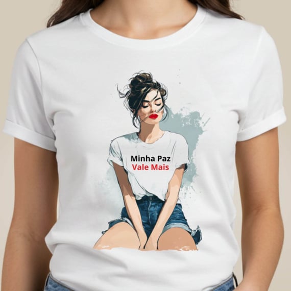Camiseta Minha Paz Vale Mais