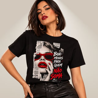 Nome do produto Camiseta Ela Editorial - Colagem Retrô