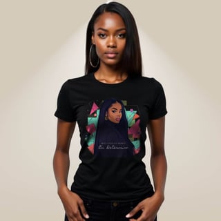 Nome do produto Baby Look Preta Perfeita - Determinação