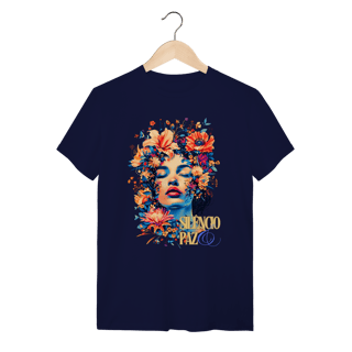 Nome do produto Camiseta Silêncio e Paz