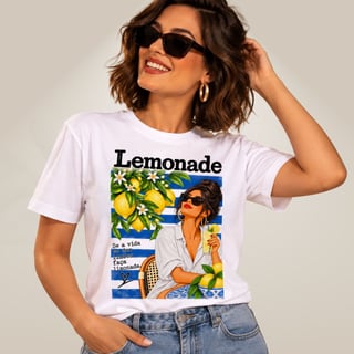 Nome do produto Camiseta Vida Tropical - Lemonade