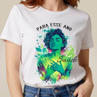 Camiseta Para Esse Ano - Saúde