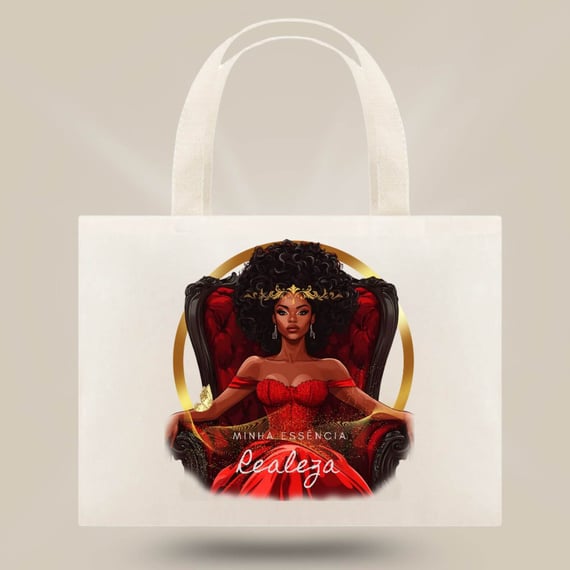Ecobag Preta Perfeita G - Realeza