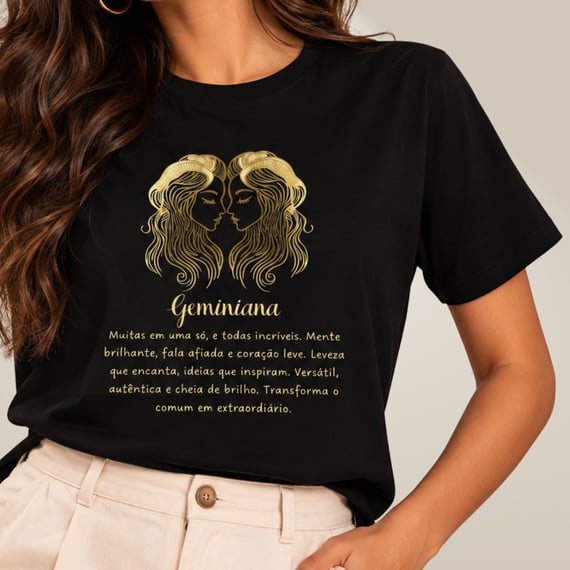 Camiseta Zodíaco - Geminiana