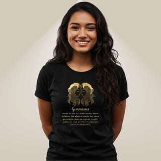 Nome do produto Camiseta Zodíaco - Geminiana