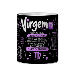 Nome do produto Caneca Meu Signo - Sou de Vigem