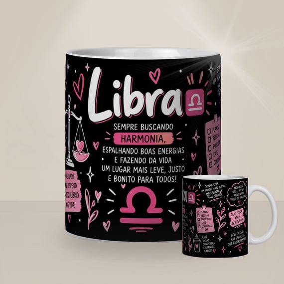 Caneca Meu Signo - Sou de Libra