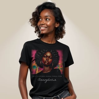 Nome do produto Camiseta Preta Perfeita - Força