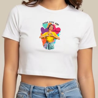 Cropped Para Esse Ano - Amor