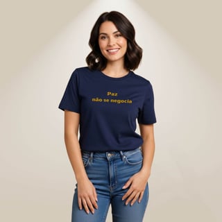 Nome do produto Camiseta Amor Próprio - Paz