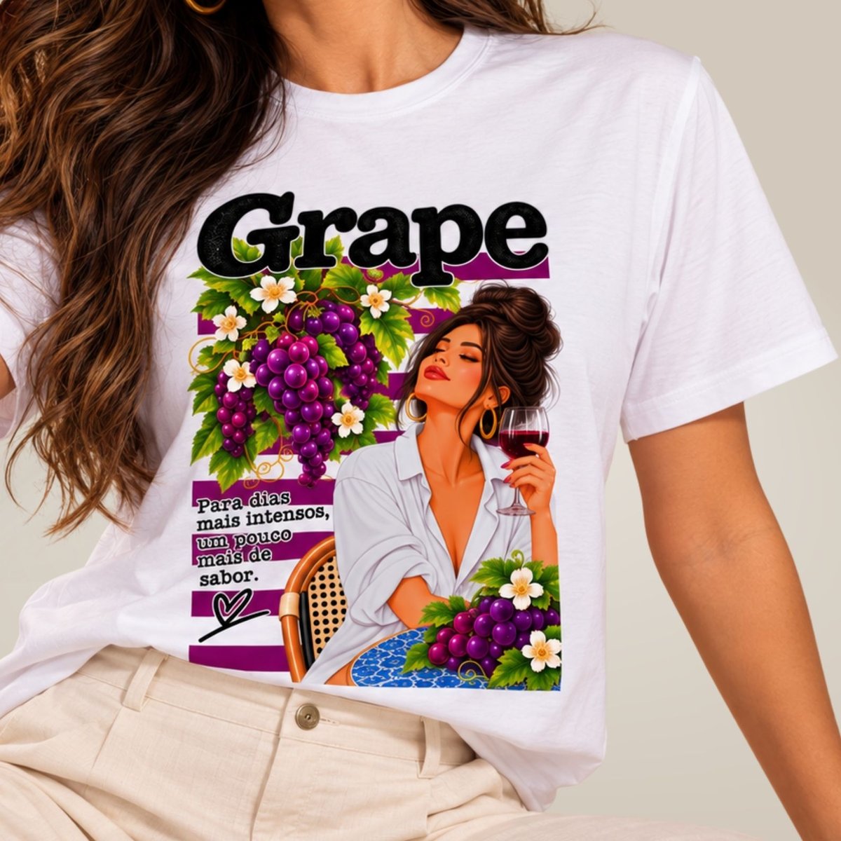 Nome do produto: Estampa Vida Tropical - Grape