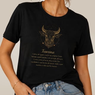 Camiseta Zodíaco - Taurina