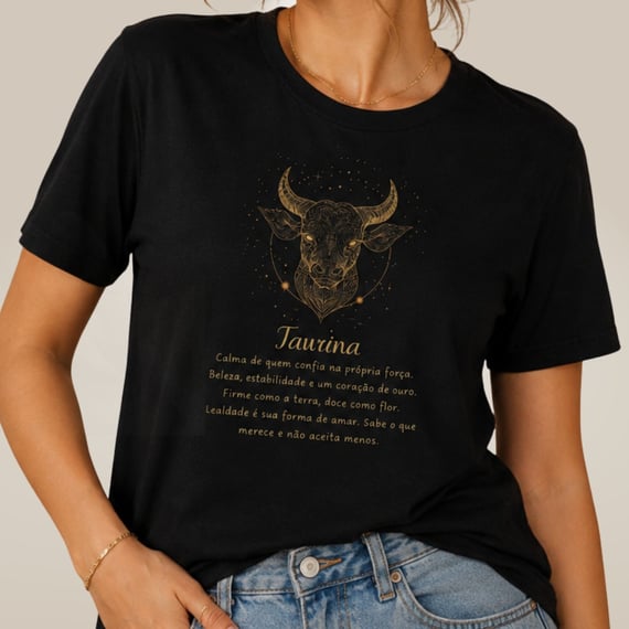 Camiseta Zodíaco - Taurina