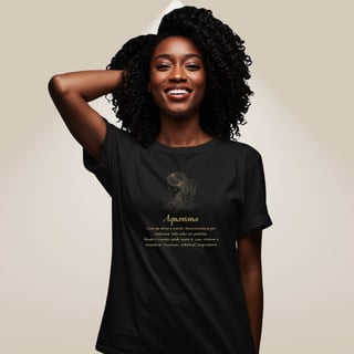 Nome do produto Camiseta Zodíaco - Aquariana