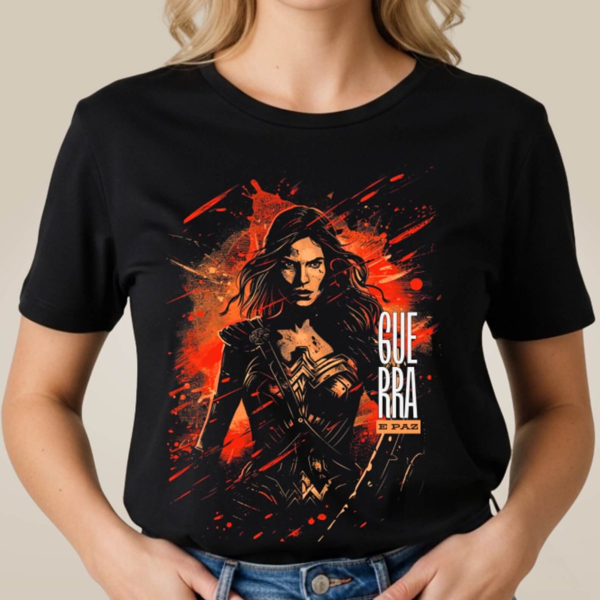 Nome do produto: Camiseta Guerra e Paz